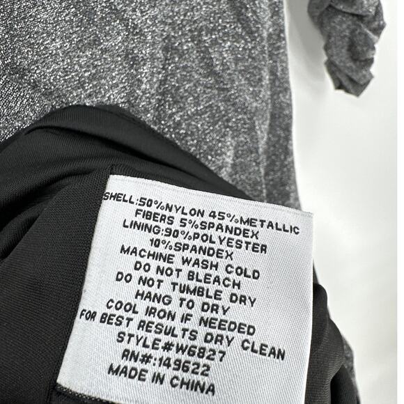 Walter Baker Women's Shimmer Black Camilla Mini Dress Size M - Picture 10 of 13